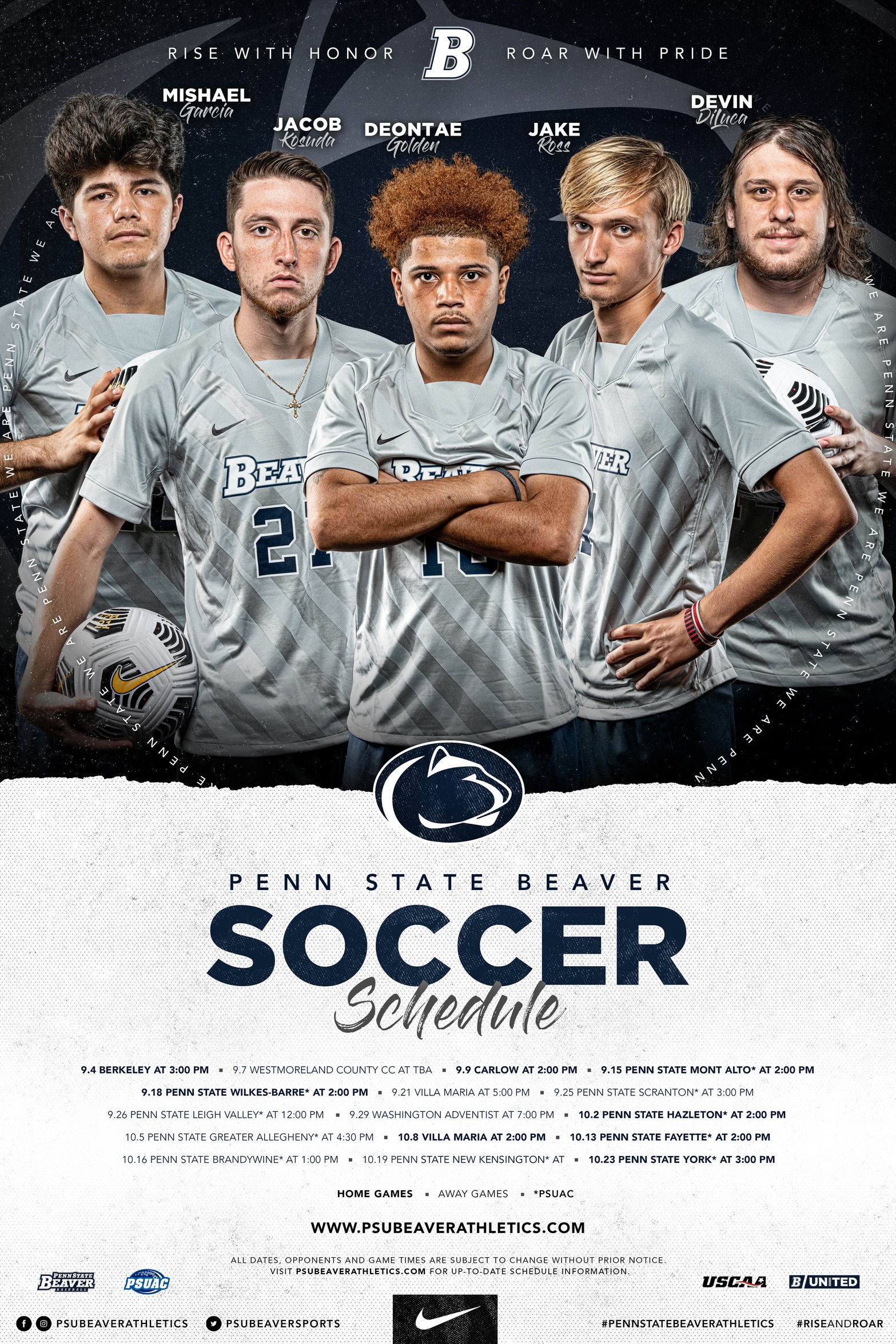 Men's Soccer Poster